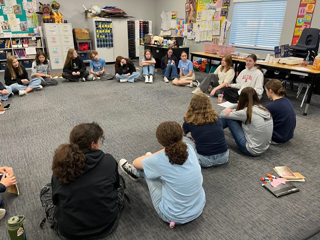 Students engaged in hands-on learning